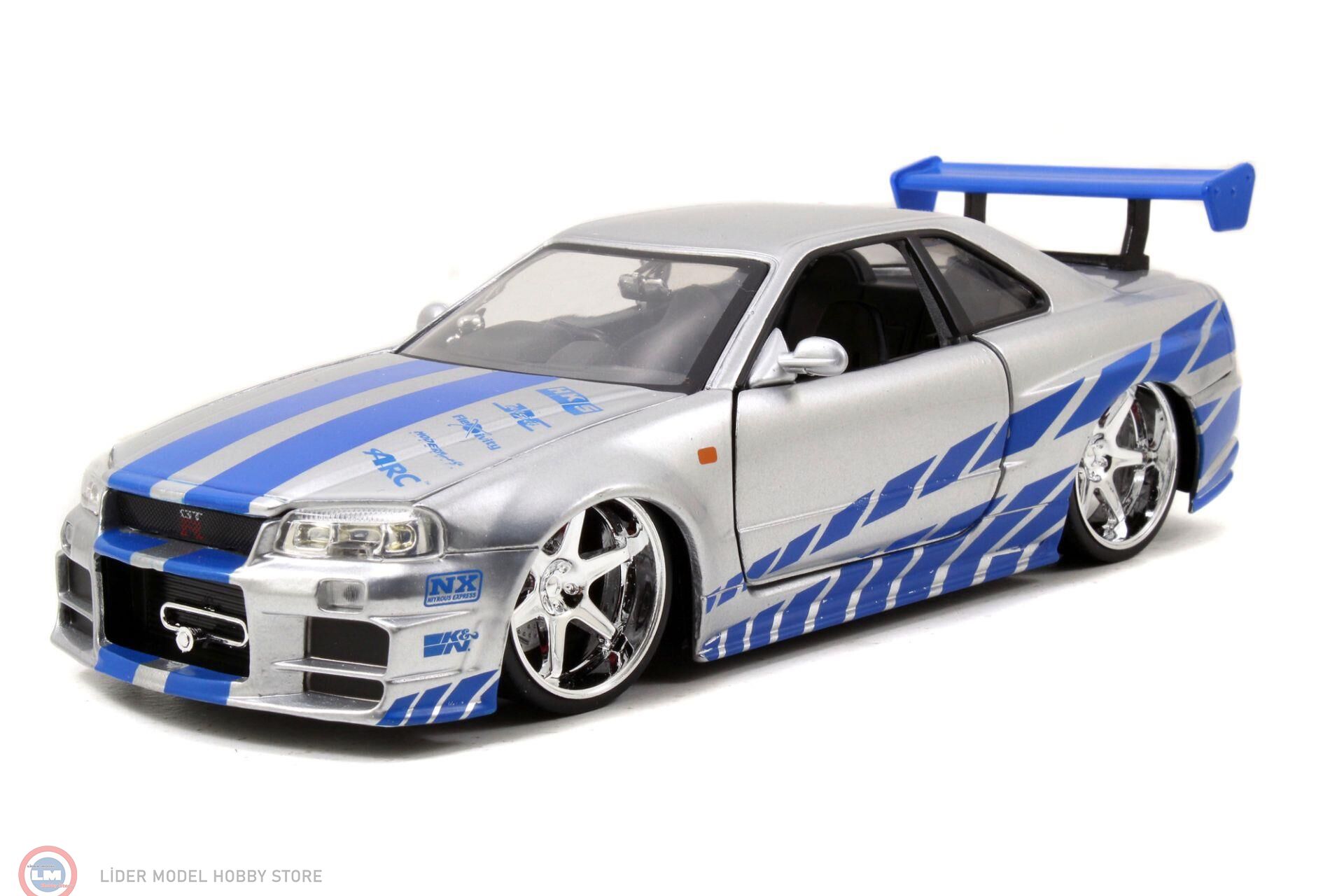 1:24 Jada Brian's NİSSAN Skyline GT-R (R34) 2003 - Fast 2 Furious