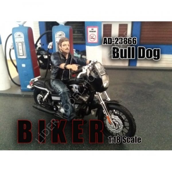1:18 American Diorama Biker Bulldog 23866