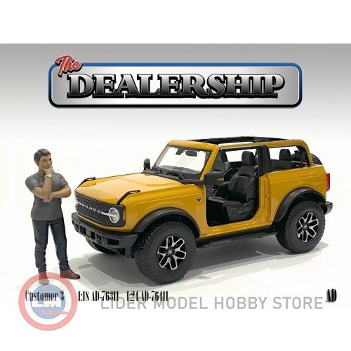 1:18  American Diorama '' The Dealership '' Customer III 76311