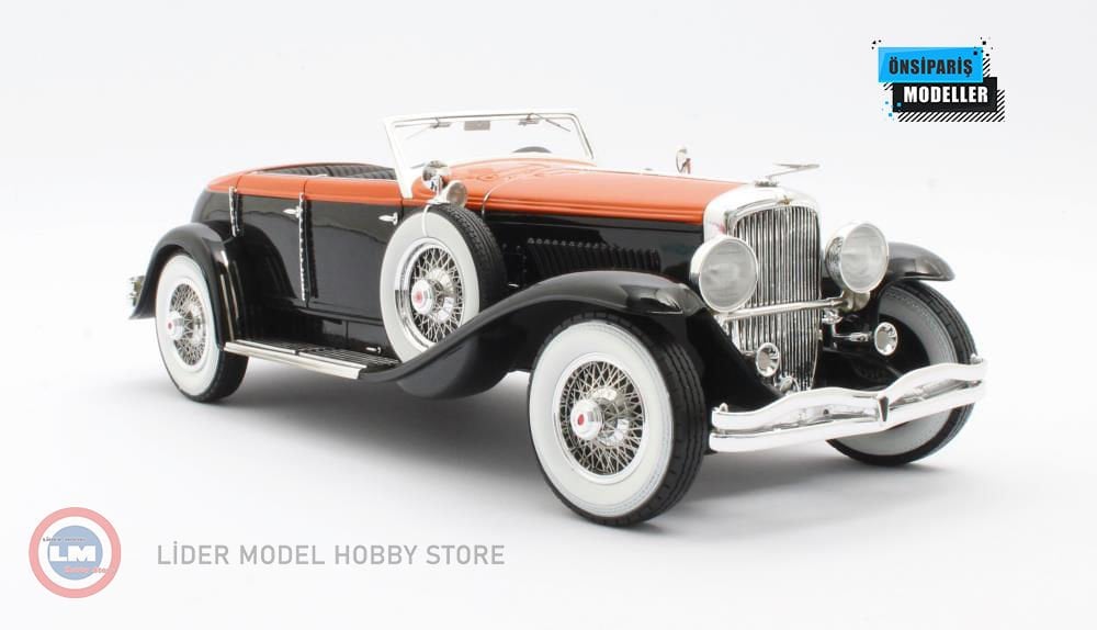 1:18 1934 Duesenberg-J Riviera Pheaton by Brunn- orange  black
