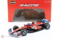 1:18 Burago 2024 Ferrari F1 SF-24 TEAM SCUDERIA #55 5th MIAMI