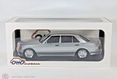 1:18 OTTO 1989 Mercedes Benz 560 SEL AMG W126 6.0 Brilliant Silver