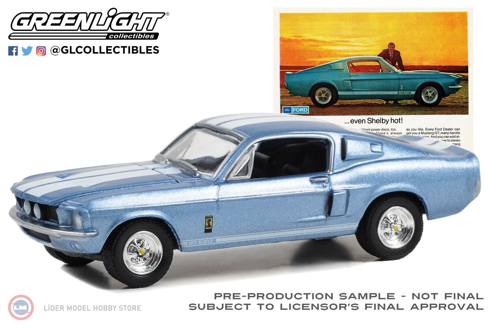 1:64 1967 Shelby GT500