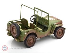 1:18 1944 Jeep Willys Askeri Araç Kirli Versiyon