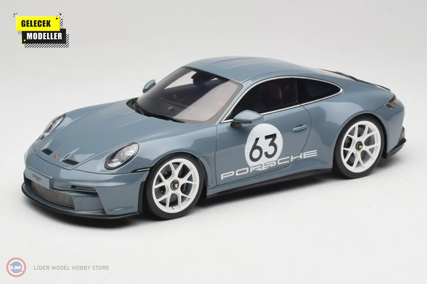 1:18 GT Spirit 2024 Porsche 911 ST Shore Blue Metallic