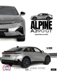 1:18 OTTO 2025 Renault Alpine A390 GT Argent Mercure