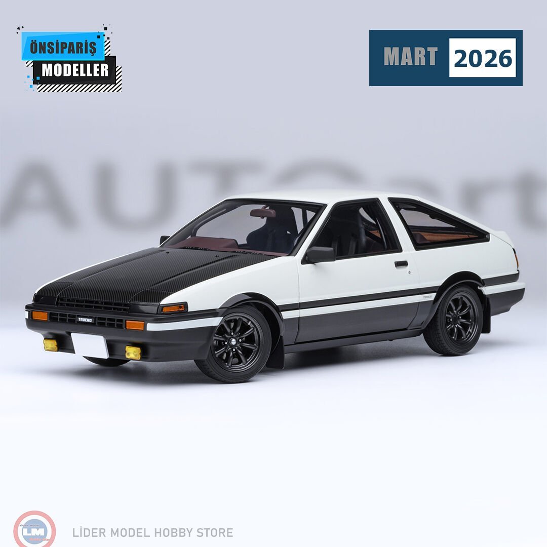 1:18 Autoart Toyota Sprinter Trueno (AE86) Project D Final version 30th Anniversary