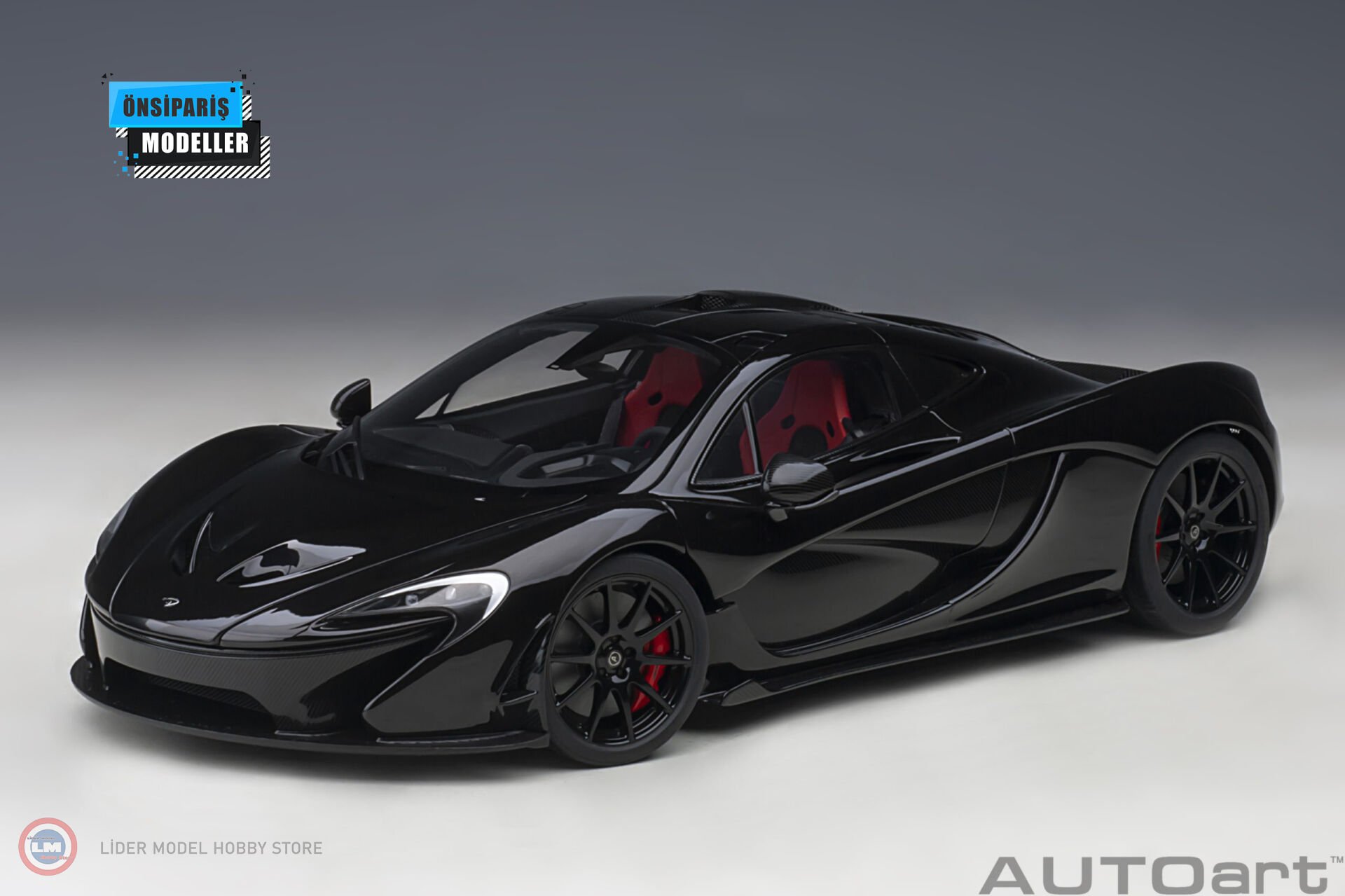 1:18 2013 McLaren P1 76065 (Fire Black)