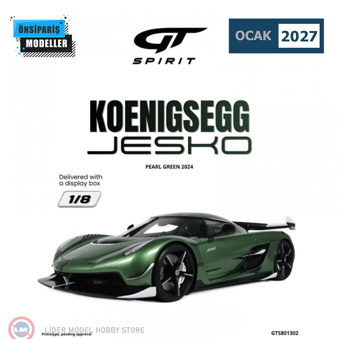 1:8 GT Spirit 2024 Koenigsegg Jesko Pearl Green