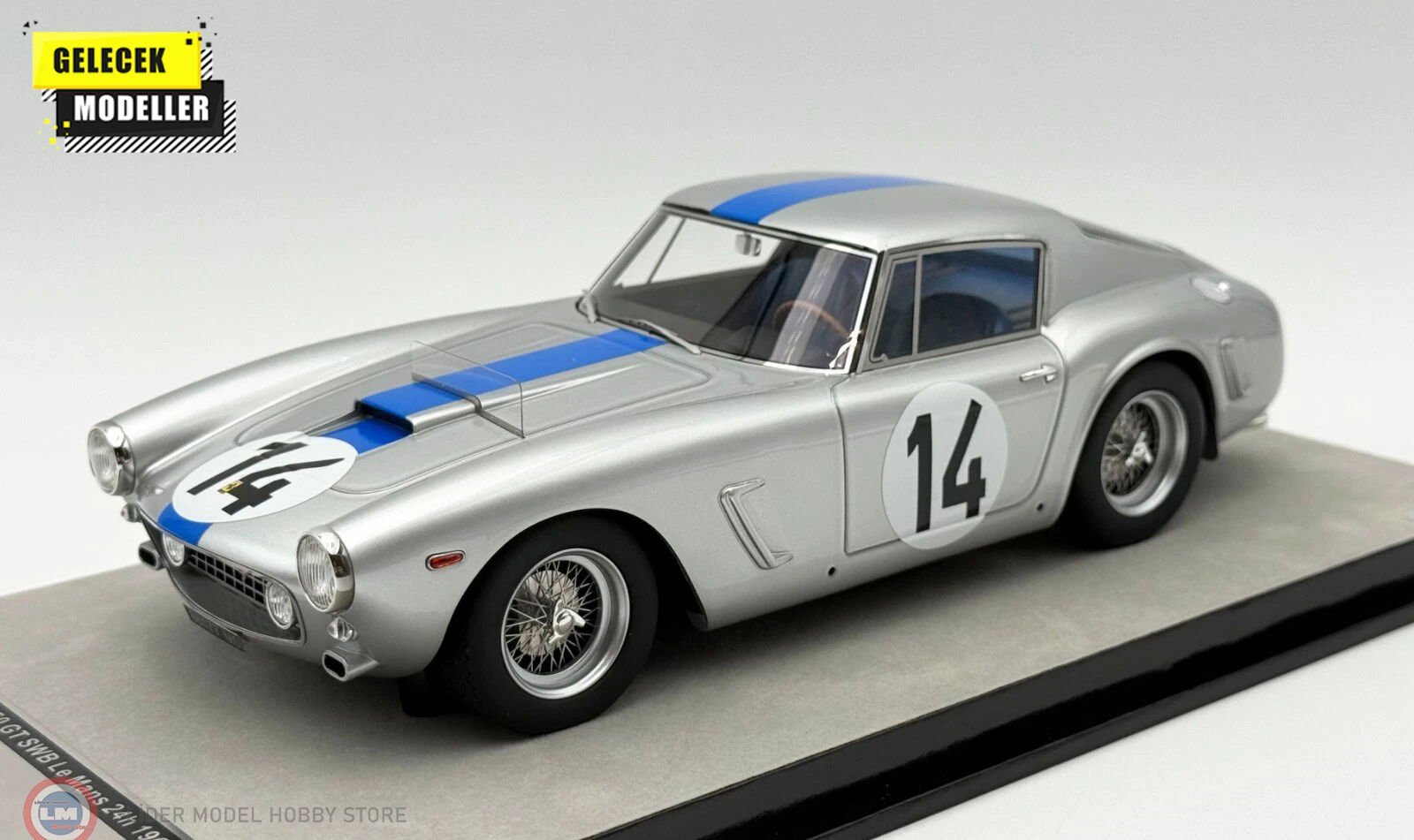 1:18 Tecnomodel Ferrari 250 GT SWB Le Mans 24h 1961 #14