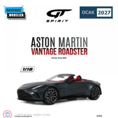 1:18 GT Spirit 2025 Aston Martin Vantage Roadster Xenon Grey