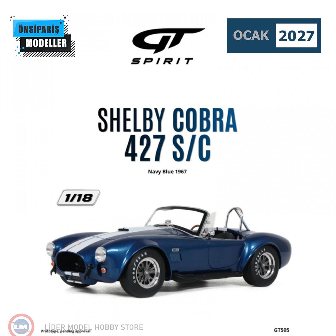 1:18 GT Spirit 1967 Ford Shelby Cobra 427 SC Navy Blue