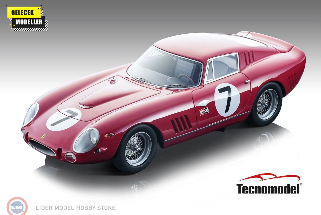 1:18 Tecnomodel Ferrari  275 GTBC Competizione Nassau Tourist Trophy 1965 #7 Winner