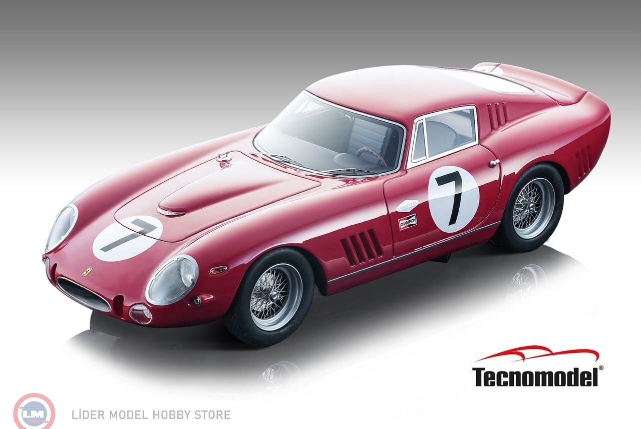 1:18 Tecnomodel Ferrari  275 GTBC Competizione Nassau Tourist Trophy 1965 #7 Winner