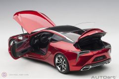 1:18 2016 Lexus LC 500 (Radiant Red Metallic Dark Rose interior)
