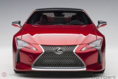 1:18 2016 Lexus LC 500 (Radiant Red Metallic Dark Rose interior)