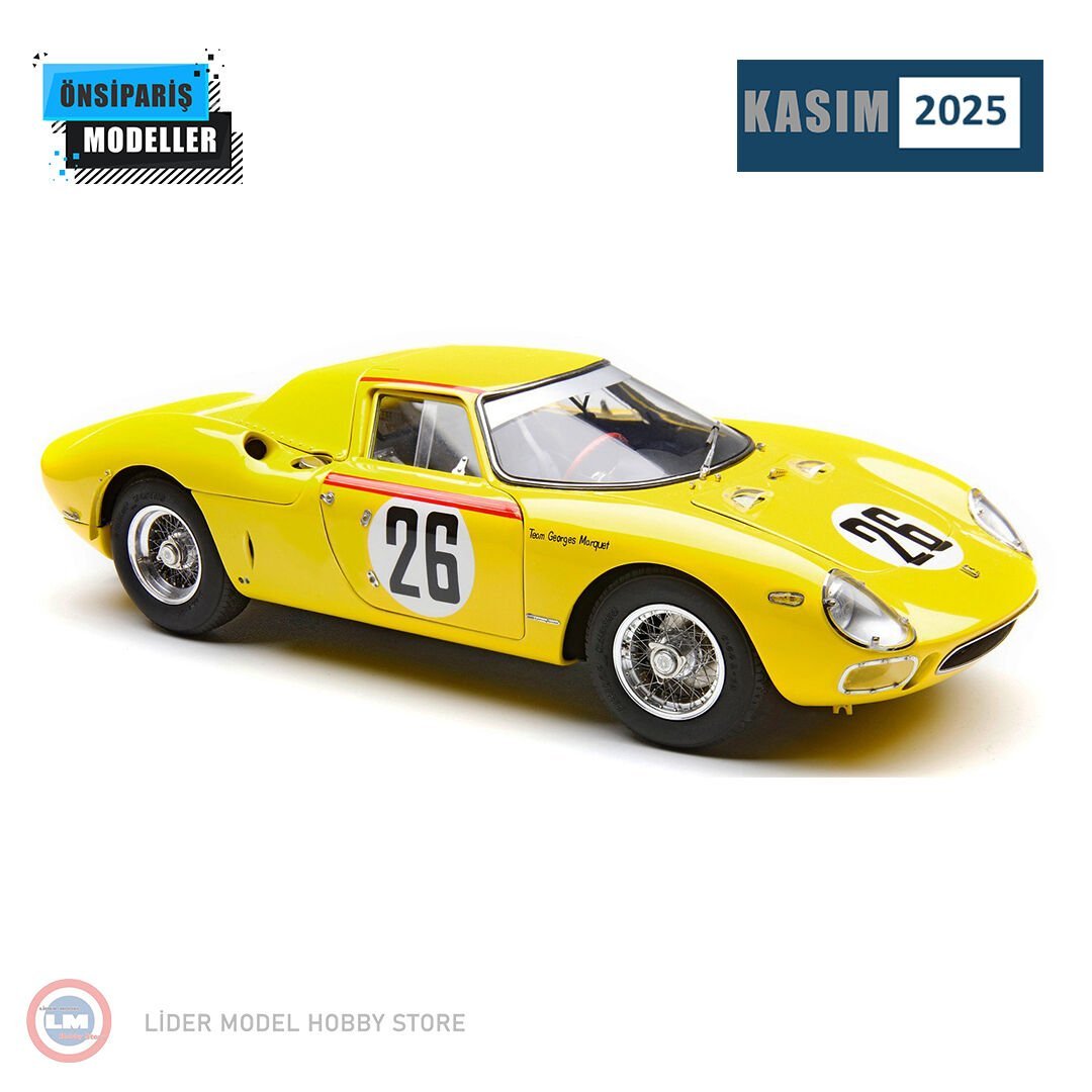 1:18 CMC 1965 Ferrari 250 LM #26 hassis 6313,Dumay/Gosselin, RHD