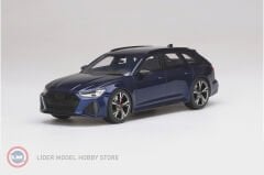1:18 Audi RS6 Avant Carbon Black Navarra Blue Metallic