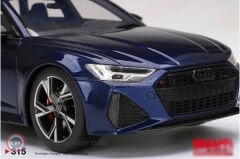 1:18 Audi RS6 Avant Carbon Black Navarra Blue Metallic