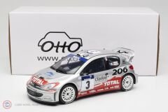 1:18 OTTO Peugeot 206 WRC Toure de Corse 2002