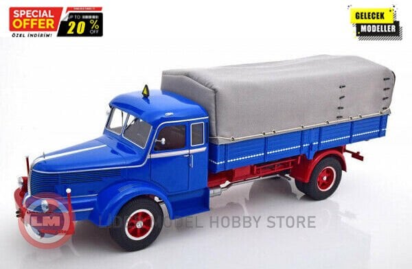 1:18 Road King 1950 Krupp Titan SWL 80 Canvas Top