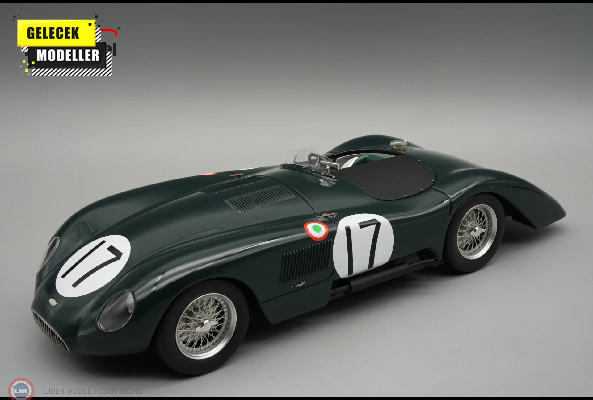 1:18 Tecnomodel Jaguar C-Type Longtail 24h Le Mans 1952 #17