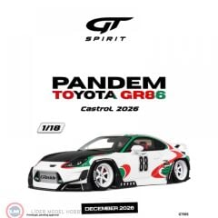 1:18 GT Spirit 2026 Toyota GR86 Pandem Castrol