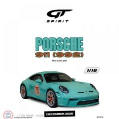1:18 GT Spirit 2025 Porsche 911 992 Mint Green