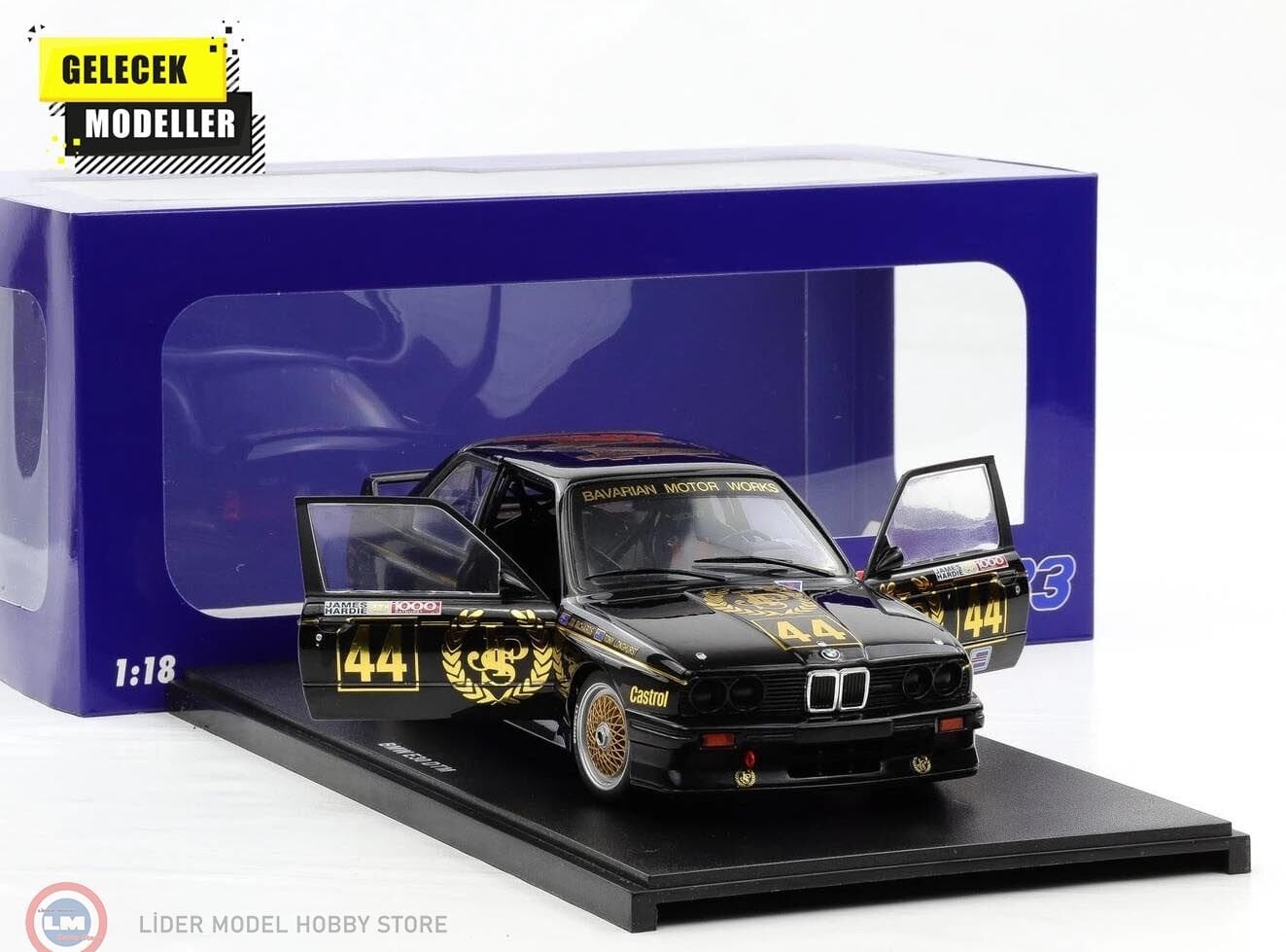 1:18 WERK83 BMW M3 #44 Winner Div. 2 1000kmBathurst 1987 JPS Team BMW