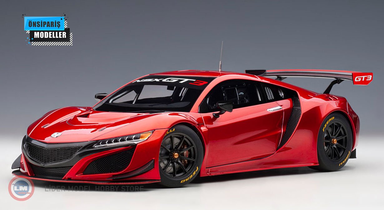 Autoart - 1:18 2018 Honda NSX GT3 81895 (Hyper Red) - 15.450,93 TL