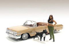 1:18 American Diorama Low Riders + Köpek #4 76276