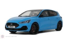 1:18 OTTO 2024 Ford Focus ST Edition Azure Blue