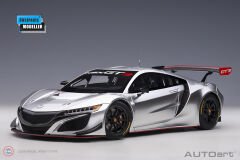 1:18 2018 Honda NSX GT3 81897 (Hyper Silver)