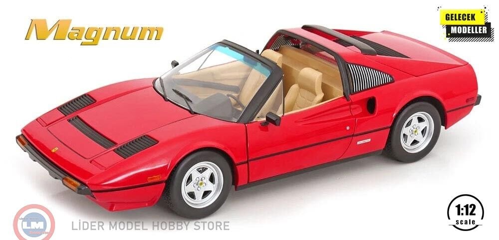 1:12 KK Scale 1982 Ferrari 308 GTS Quattrovalvole 1982 US-Version - red (from the TV-Series Magnum)