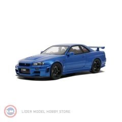 1:12 Otto Mobile 2005 Nissan R34 GT-R Nismo Z-Tune Bayside Blue