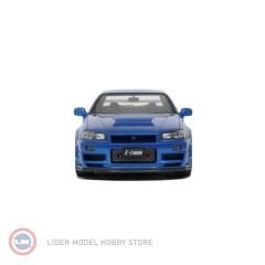 1:12 Otto Mobile 2005 Nissan R34 GT-R Nismo Z-Tune Bayside Blue