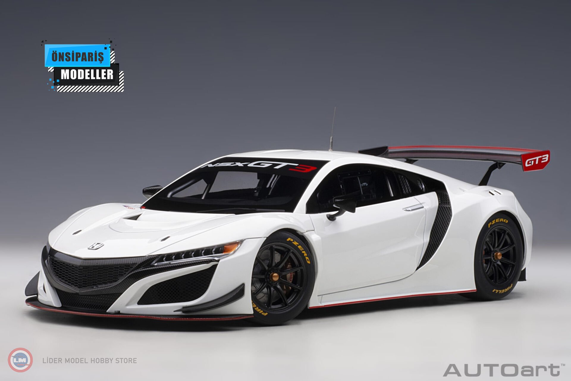 1:18 2018 Honda NSX GT3 81898 (White)