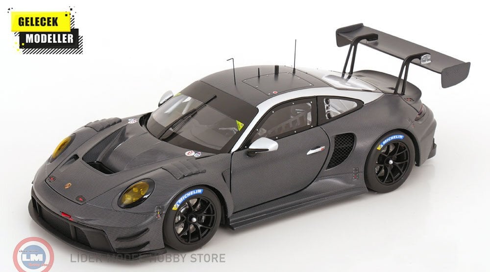 1:18 Minichamps 2023 Porsche 911 (992) GT3 R – CARBON – CUSTOMER DELIVERY VERSION