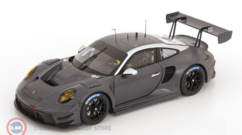 1:18 Minichamps 2023 Porsche 911 (992) GT3 R – CARBON – CUSTOMER DELIVERY VERSION