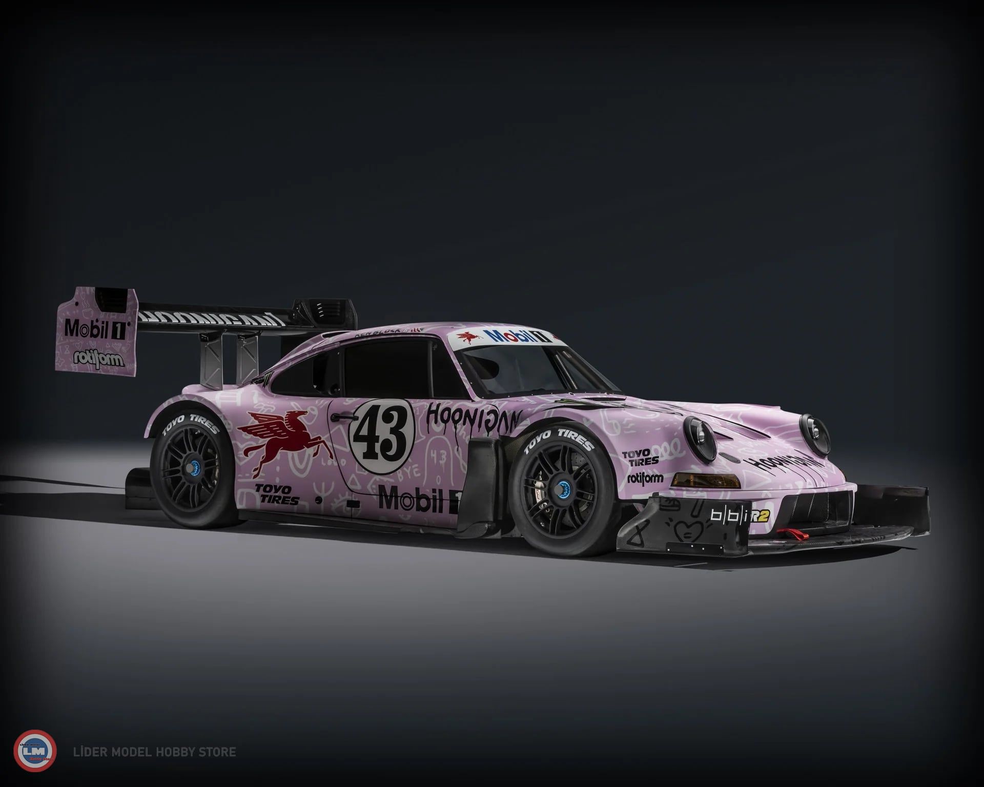 1:18 Spark 2022 Porsche 911 #43 Hoonipigasus Pikes Peak