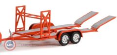 1:64 1968 Chevrolet C-10 STP with Bed Cover and STP Tandem Car Trailer