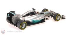 1:12 Minichamps 2014 Mercedes Benz Formula 1 W05 AMG Petronas #44 World Champion Season Lewis Hamilton With Showcase