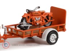 1:64 1973 Volkswagen Thing (Type 181) and Utility Trailer with 1920 Indian Scout