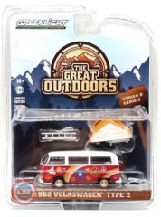 1:64 1968 Volkswagen Type 2 with Camp'otel Cartop Sleeper Tent