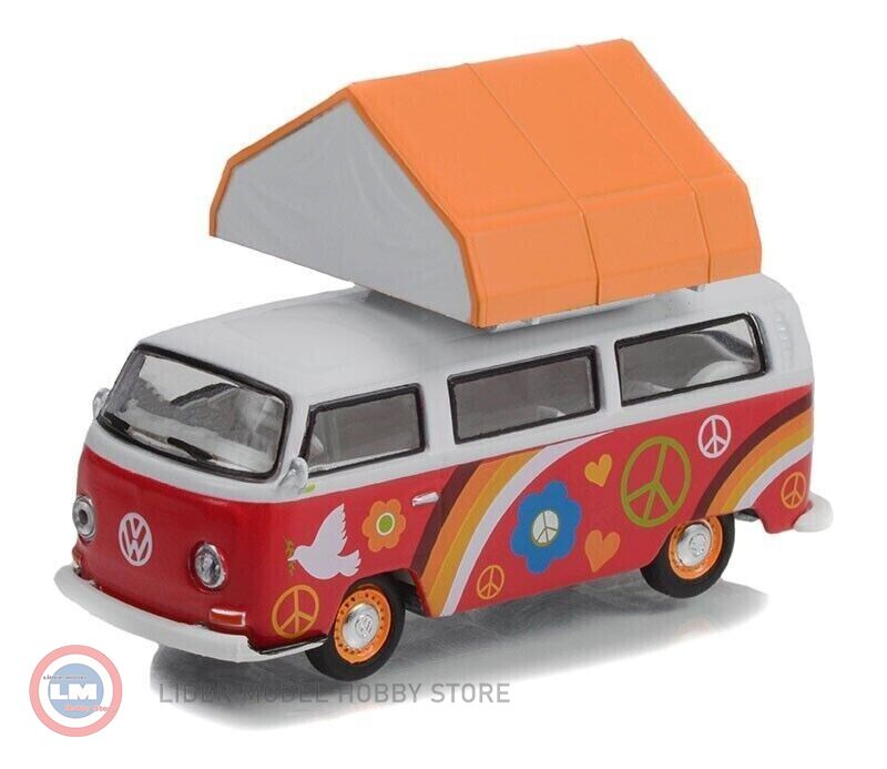 1:64 1968 Volkswagen Type 2 with Camp'otel Cartop Sleeper Tent