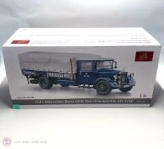 1:18 CMC Mercedes Benz LKW Renntransporter LO 2750