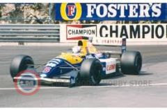 1:12 GP Replicas 1992 Williams FW14B #5 Nigel Mansell Winner British GP With Driver