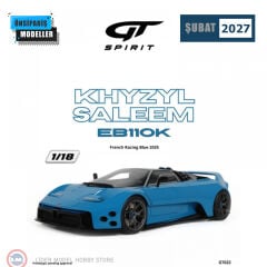 1:18 GT Spirit 2025 Bugatti EB110K Khyzyl Saleem French Racing Blue