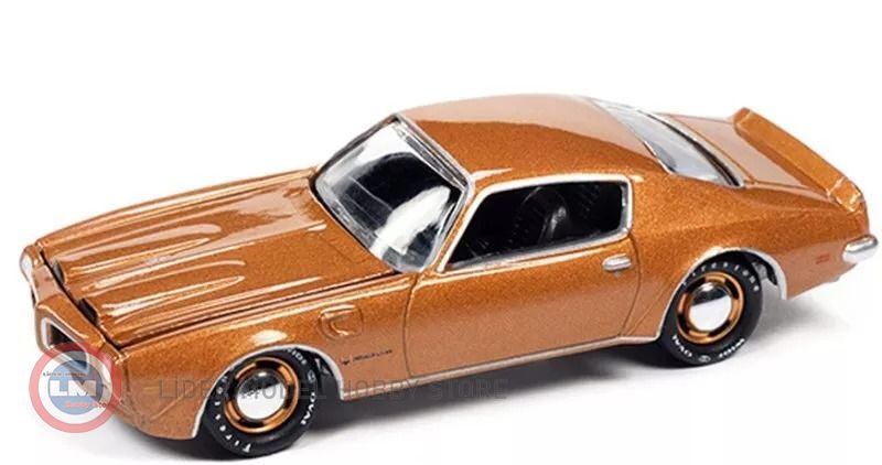 1:64 Johnny Lightning 1972 Pontiac Firebird Formula Anaconda Gold Poly