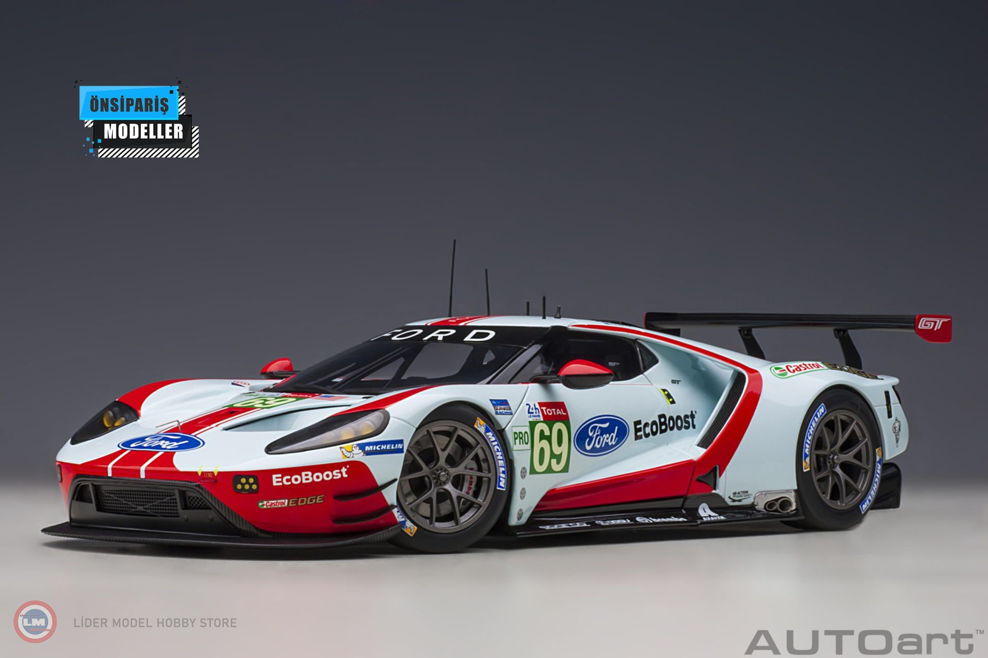 1:18 2019 Ford GT GTE Pro Le Mans 24h 81913 #69 (R.Briscoe & R.Westbrook & S.Dixon)